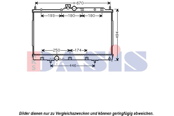 AKS DASIS Radiators, Motora dzesēšanas sistēma 140082N